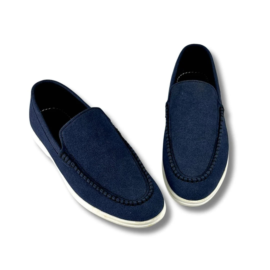 BLUE SUEDE LOAFER