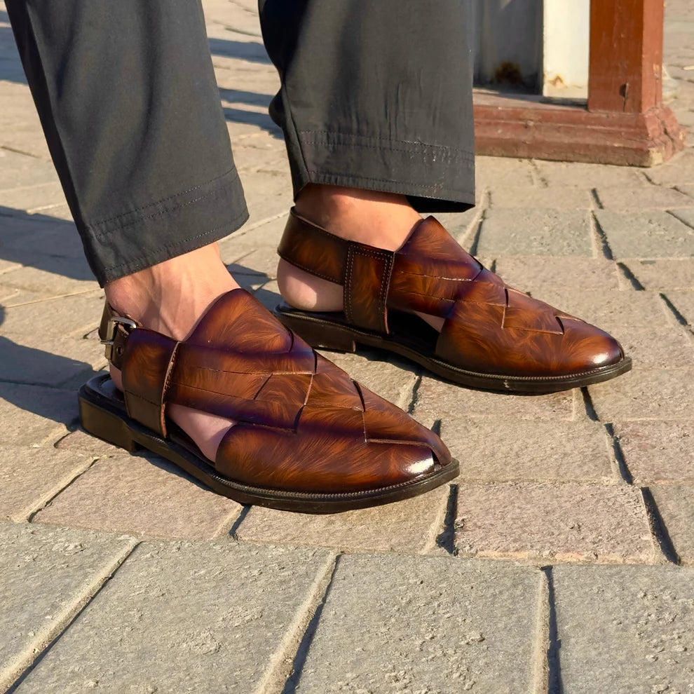 BABAR SHEER STRAP PASHAWRI SANDAL