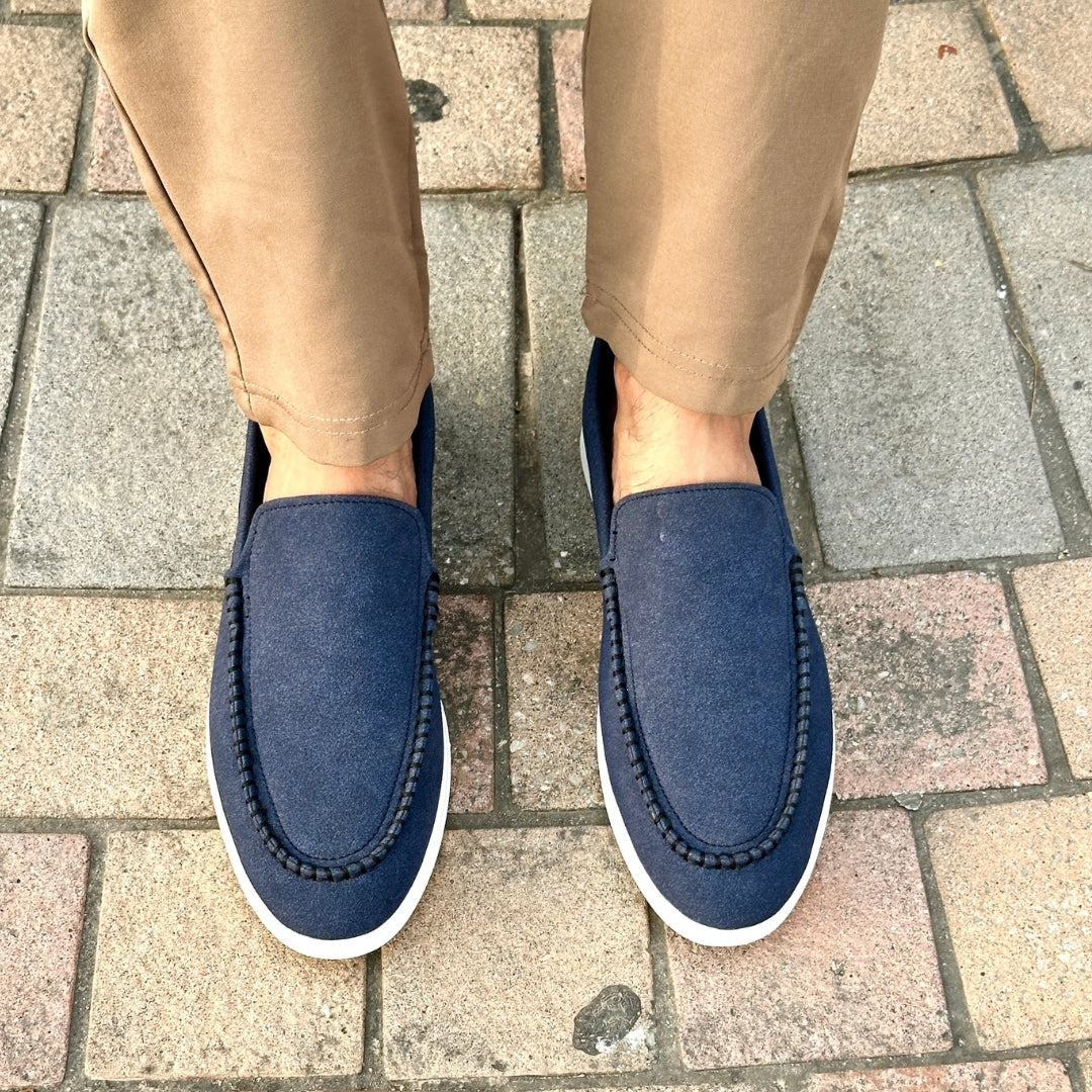 BLUE SUEDE LOAFER