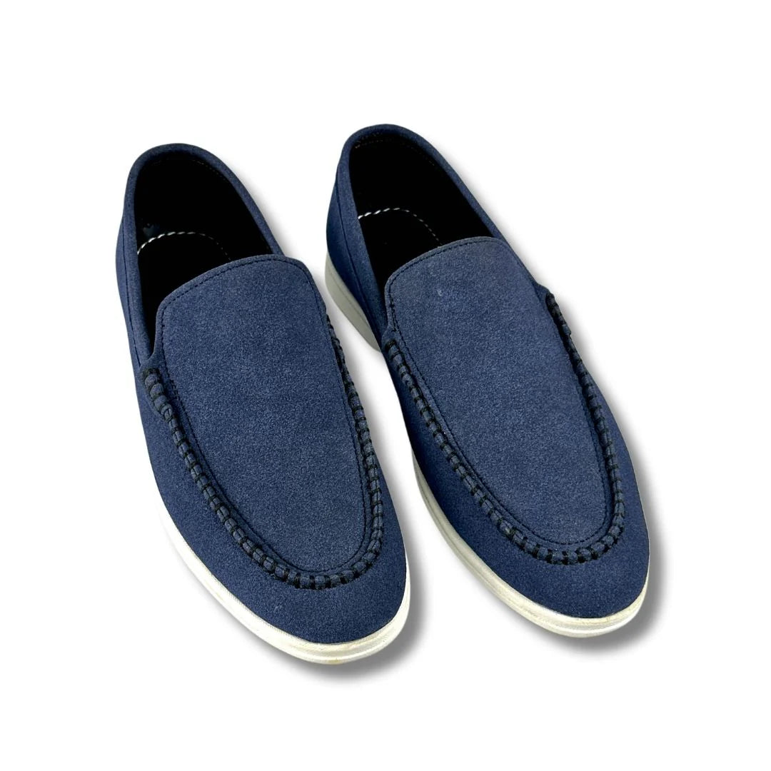 BLUE SUEDE LOAFER