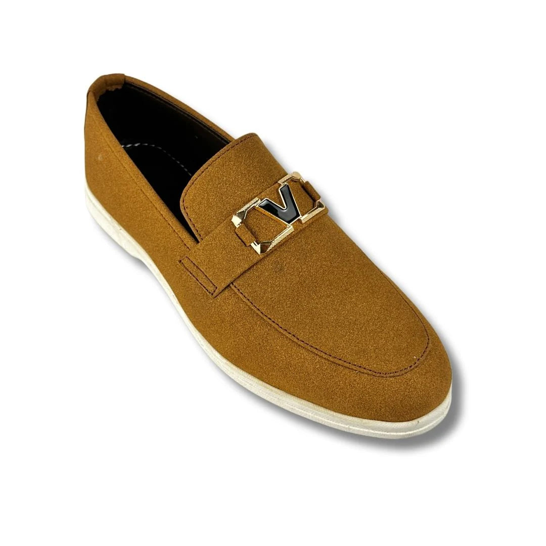 CAMAL BROWN SUEDE LOAFER
