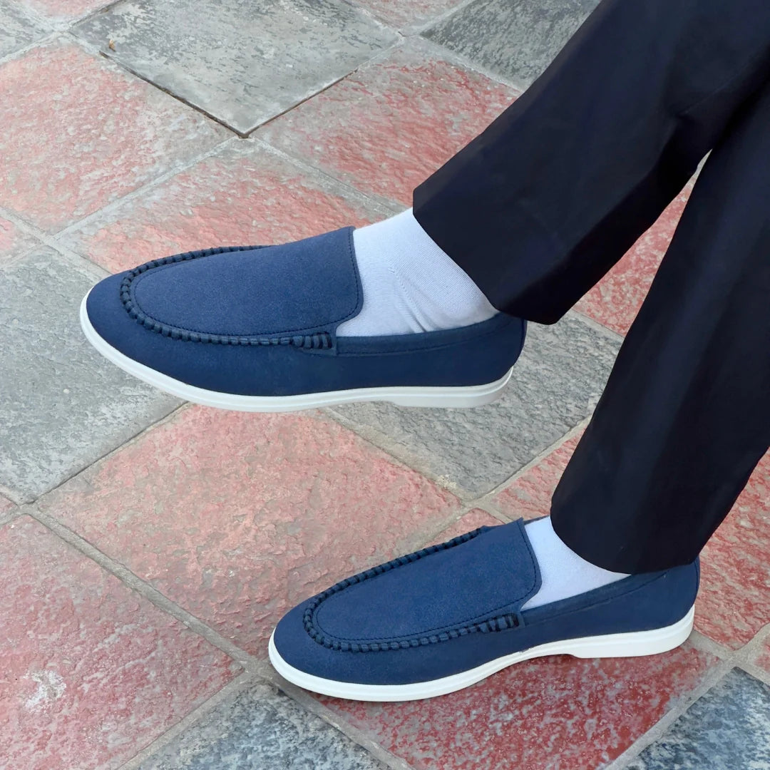BLUE SUEDE LOAFER