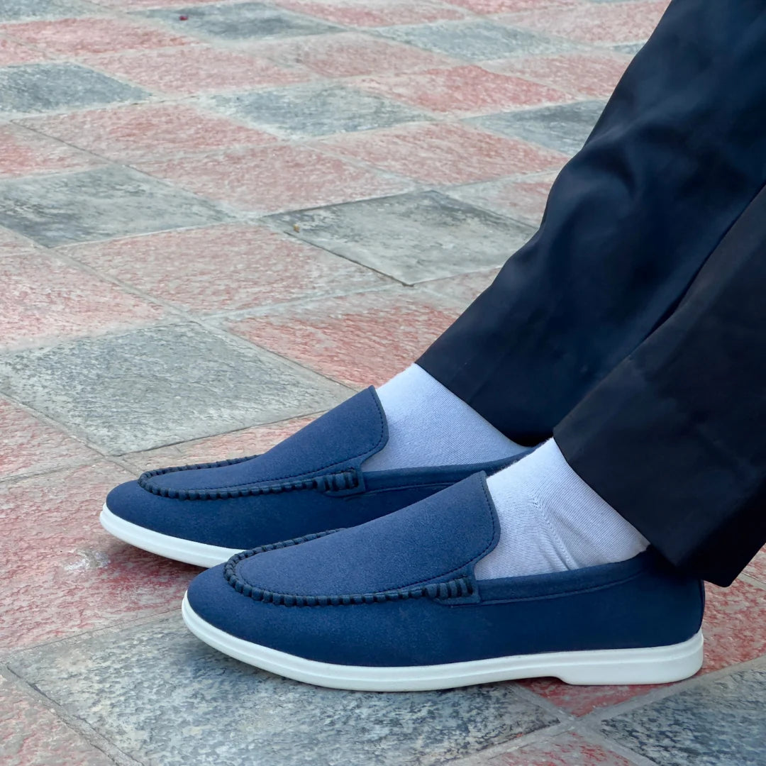 BLUE SUEDE LOAFER