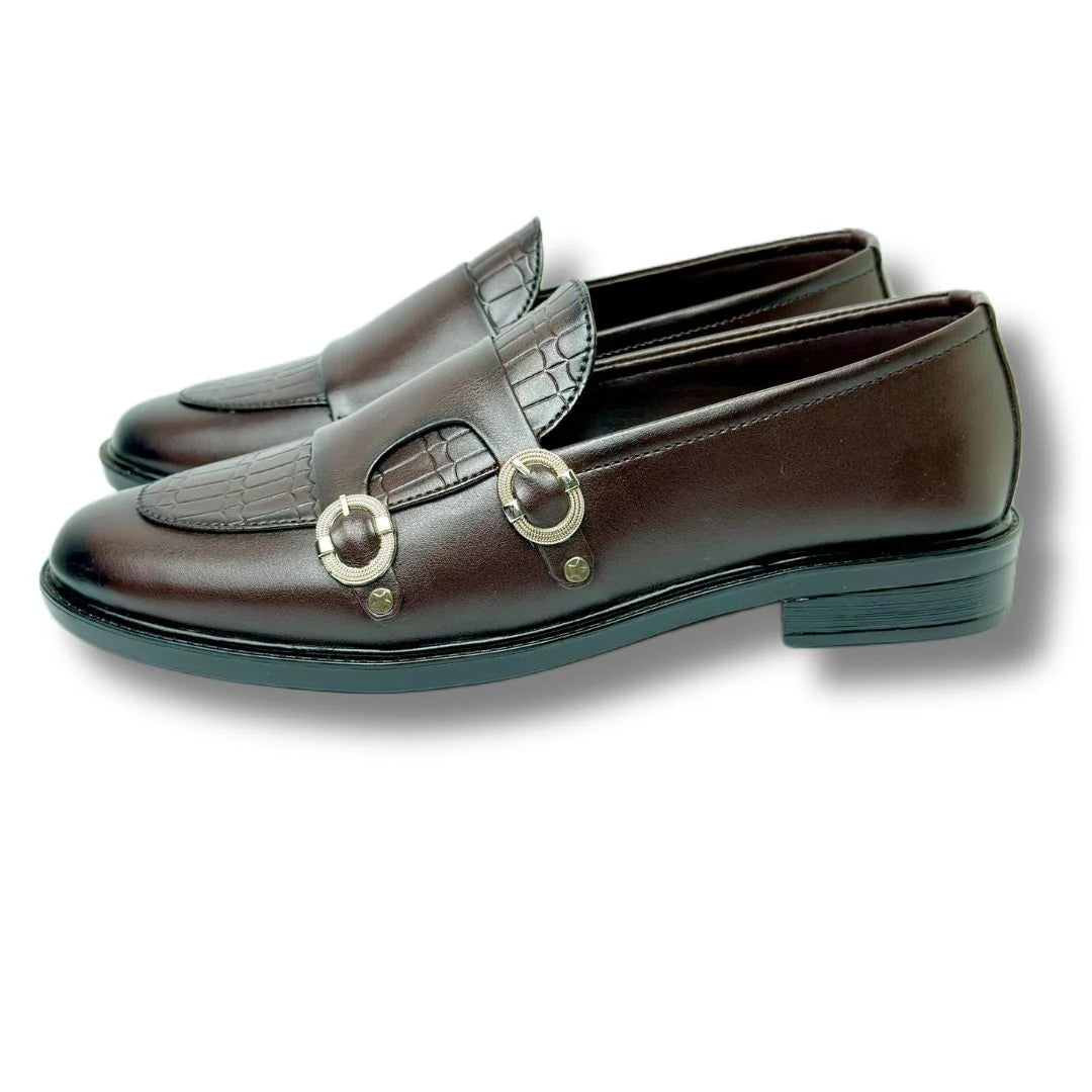 BROWN MONK LOAFER
