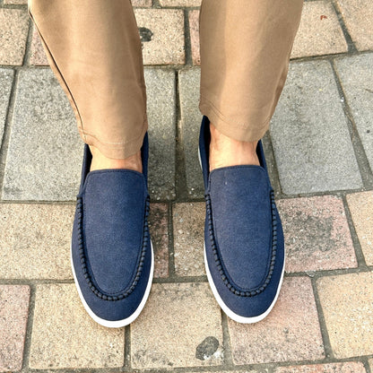 BLUE SUEDE LOAFER