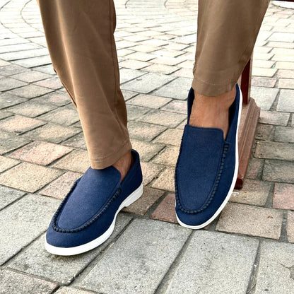BLUE SUEDE LOAFER