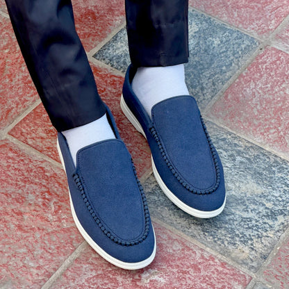 BLUE SUEDE LOAFER
