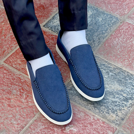 BLUE SUEDE LOAFER