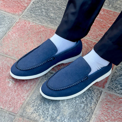 BLUE SUEDE LOAFER