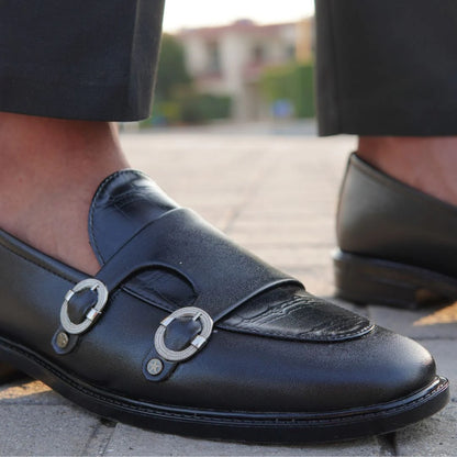 BROWN MONK LOAFER