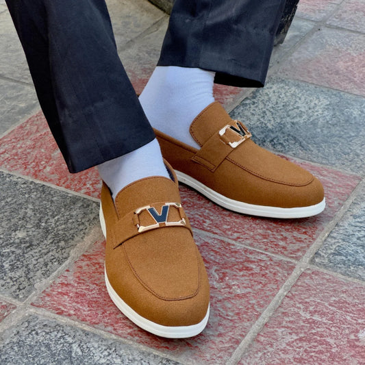CAMAL BROWN SUEDE LOAFER