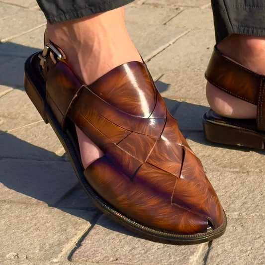 BABAR SHEER STRAP PASHAWRI SANDAL