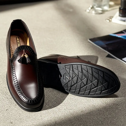 Premium Tessel Dark Brown Loafer