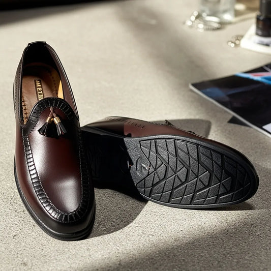 Premium Tessel Dark Brown Loafer