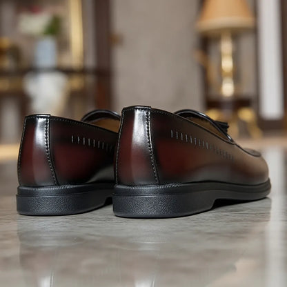 Pure Hand Made Leather Loafer With Comfortable Rubber Sole