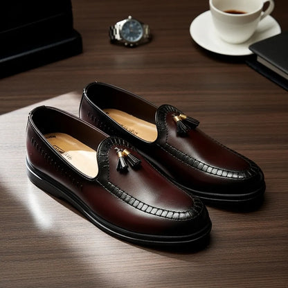 Premium Tessel Dark Brown Loafer