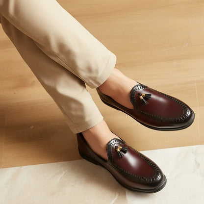 Premium Tessel Dark Brown Loafer